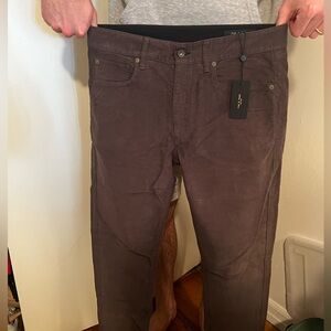NWT! Rag & Bone Dark Grey Fit 2 Corduroy Pant